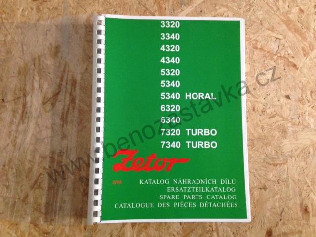 Katalog dílů Zetor 3320 3340 4320 4340 5320 5340 5340 H 6320 6340 7320 7340 T