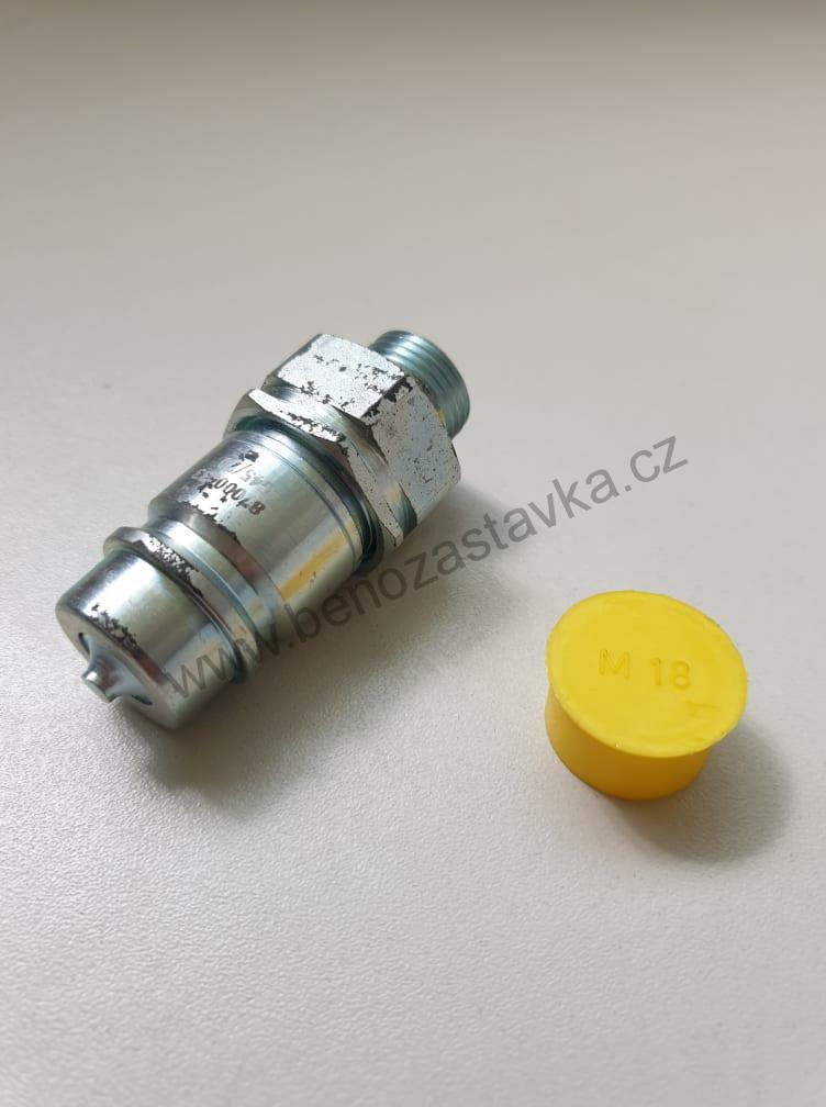 Hydraulická rychlospojka M18x1,5 samec KS12L3 DN12-BG3