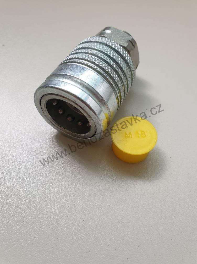 Hydraulická rychlospojka M18x1,5 samice KM12L3 DN12-BG3
