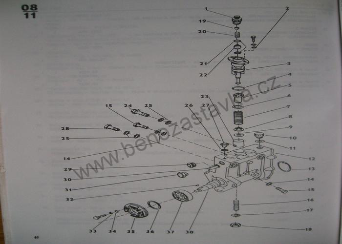 Vymezovací podložka 1,50 mm - Zetor 