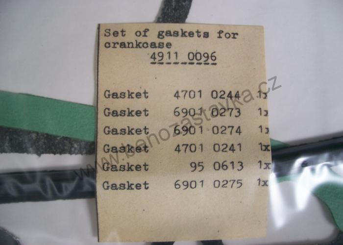 Sada těsnění skříně, motoru - Zetor URI, 3 válec