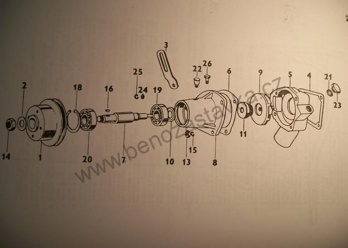 Podložka přítažné matice - Zetor URII