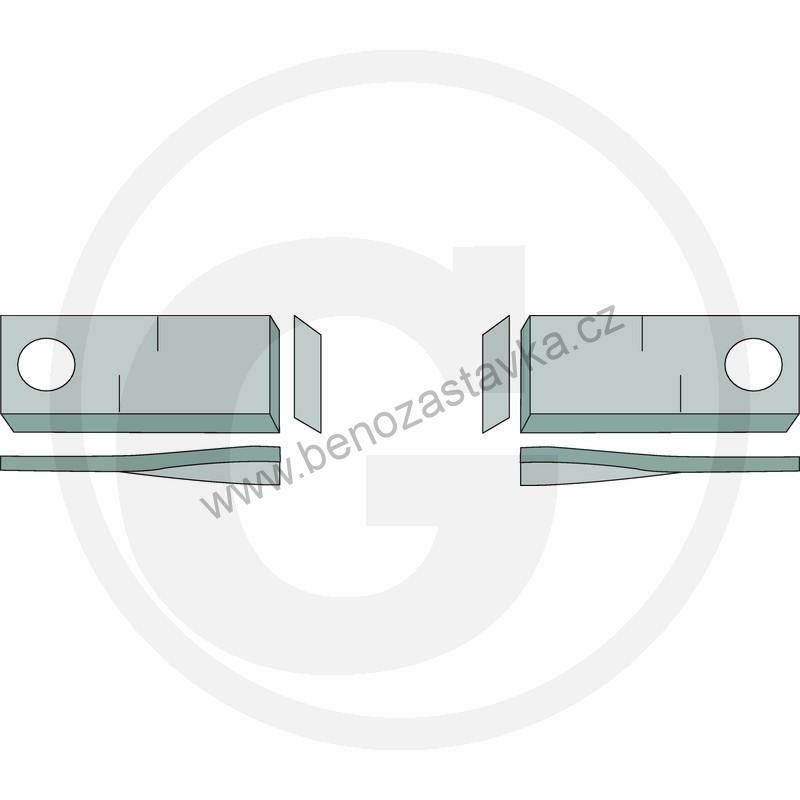Nože Granit 105x48 pravý