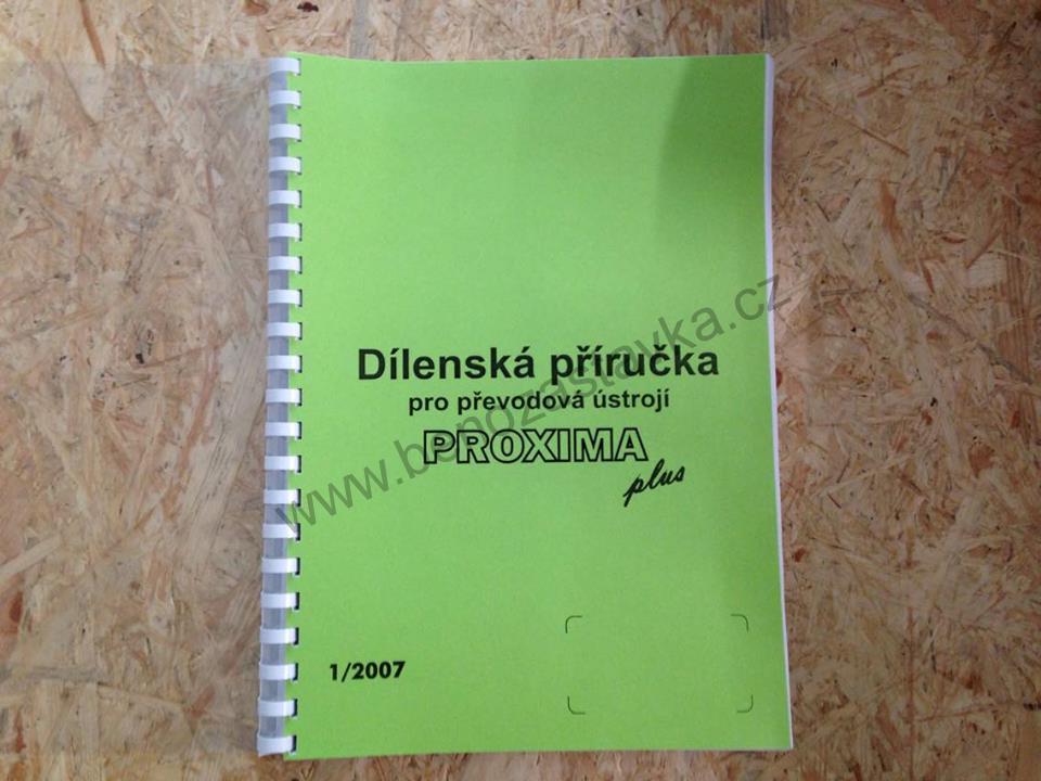 Dílenská příručka pro převodová ústrojí - Zetor Proxima plus