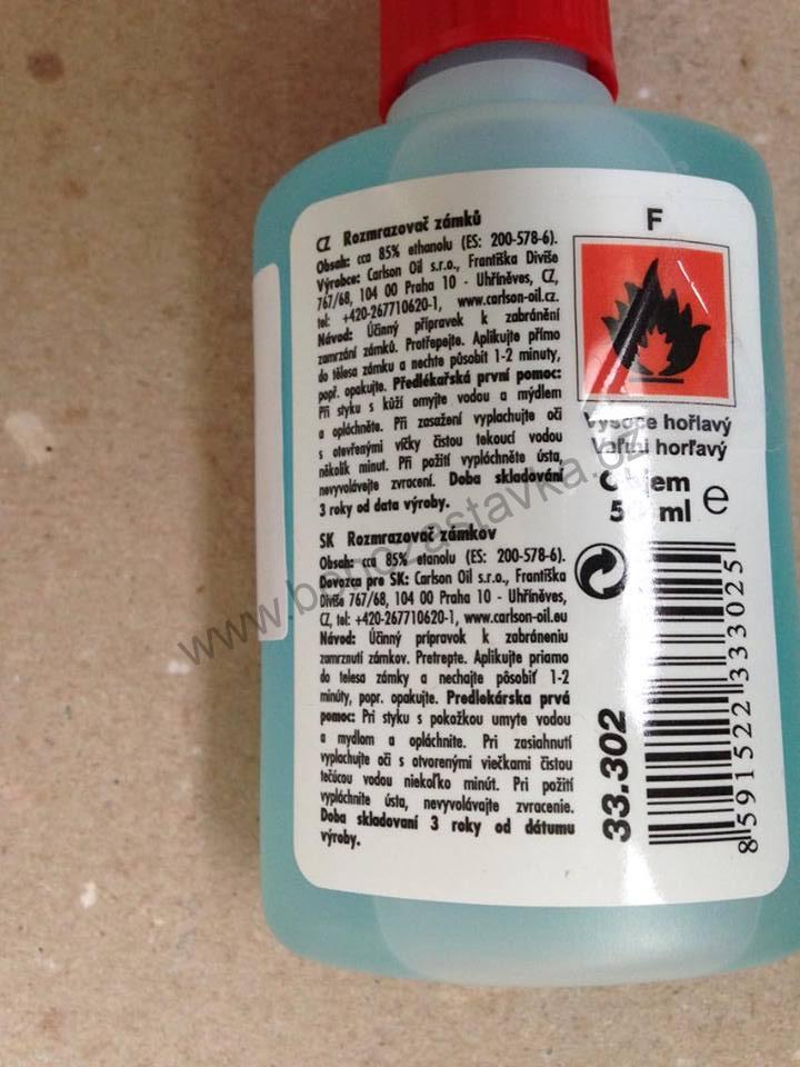 Carlson - Rozmrazovač zámků - 50ml