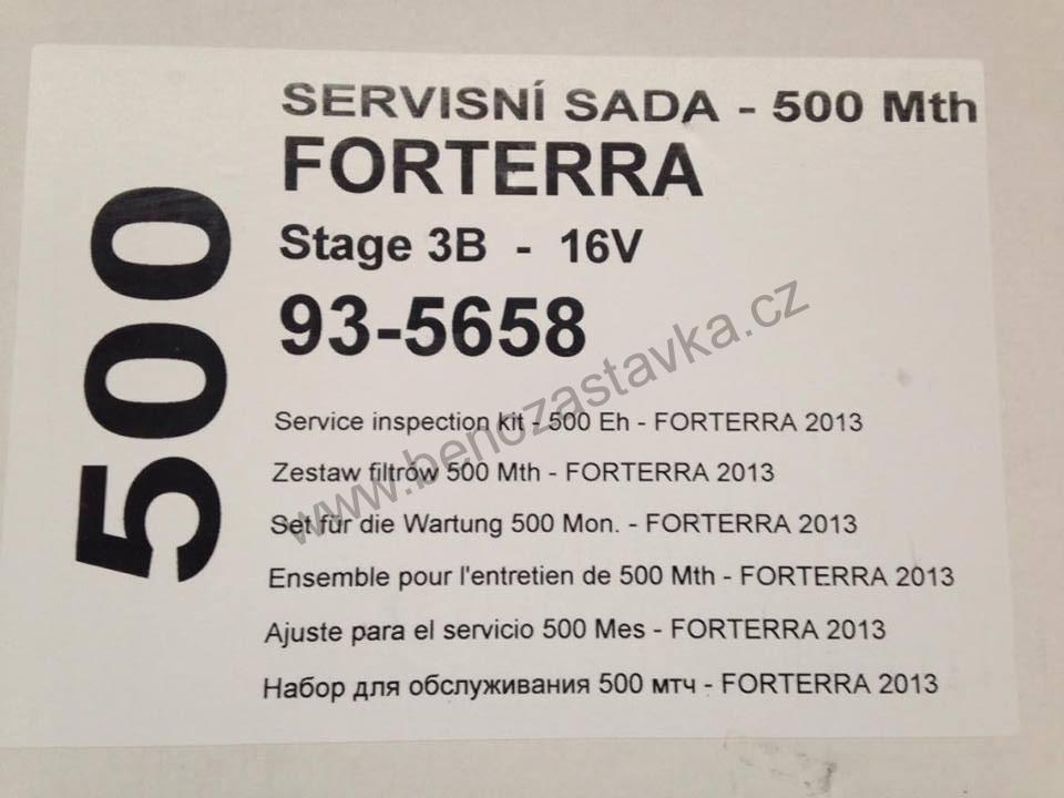 Set servisní prohlídka 500 Mth - FORTERRA 2013