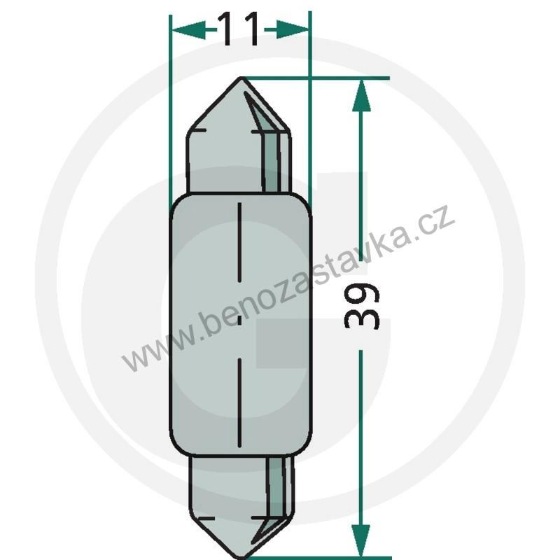 Sufitová žárovka - 12V/10W