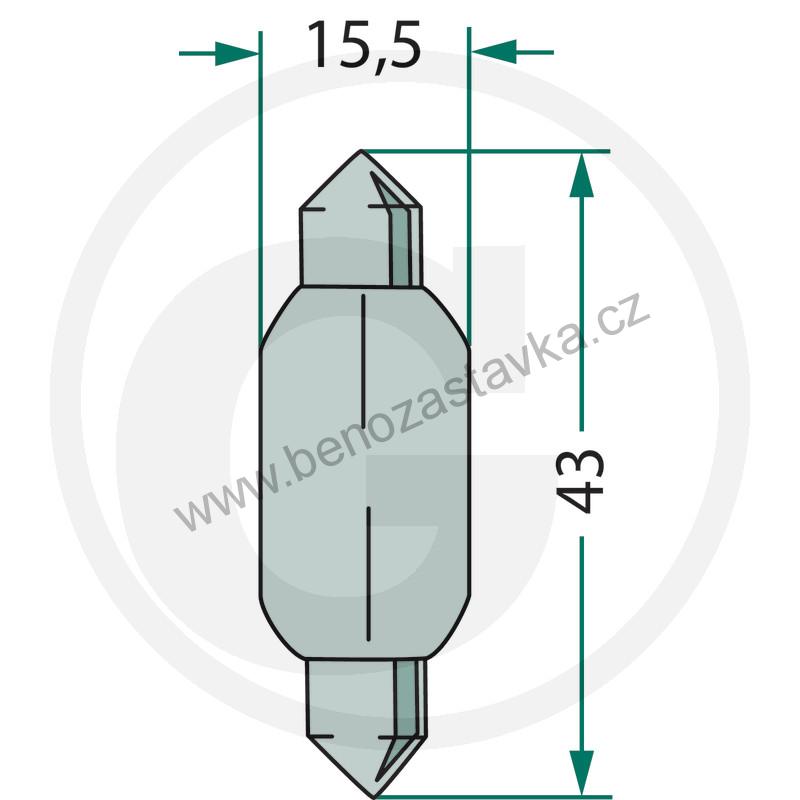 GRANIT Sufitová Žárovka 12V/21W