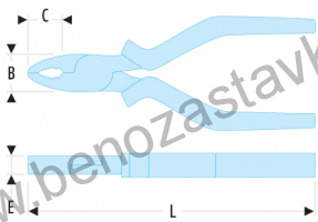 Kombinační kleště - 160mm FACOM