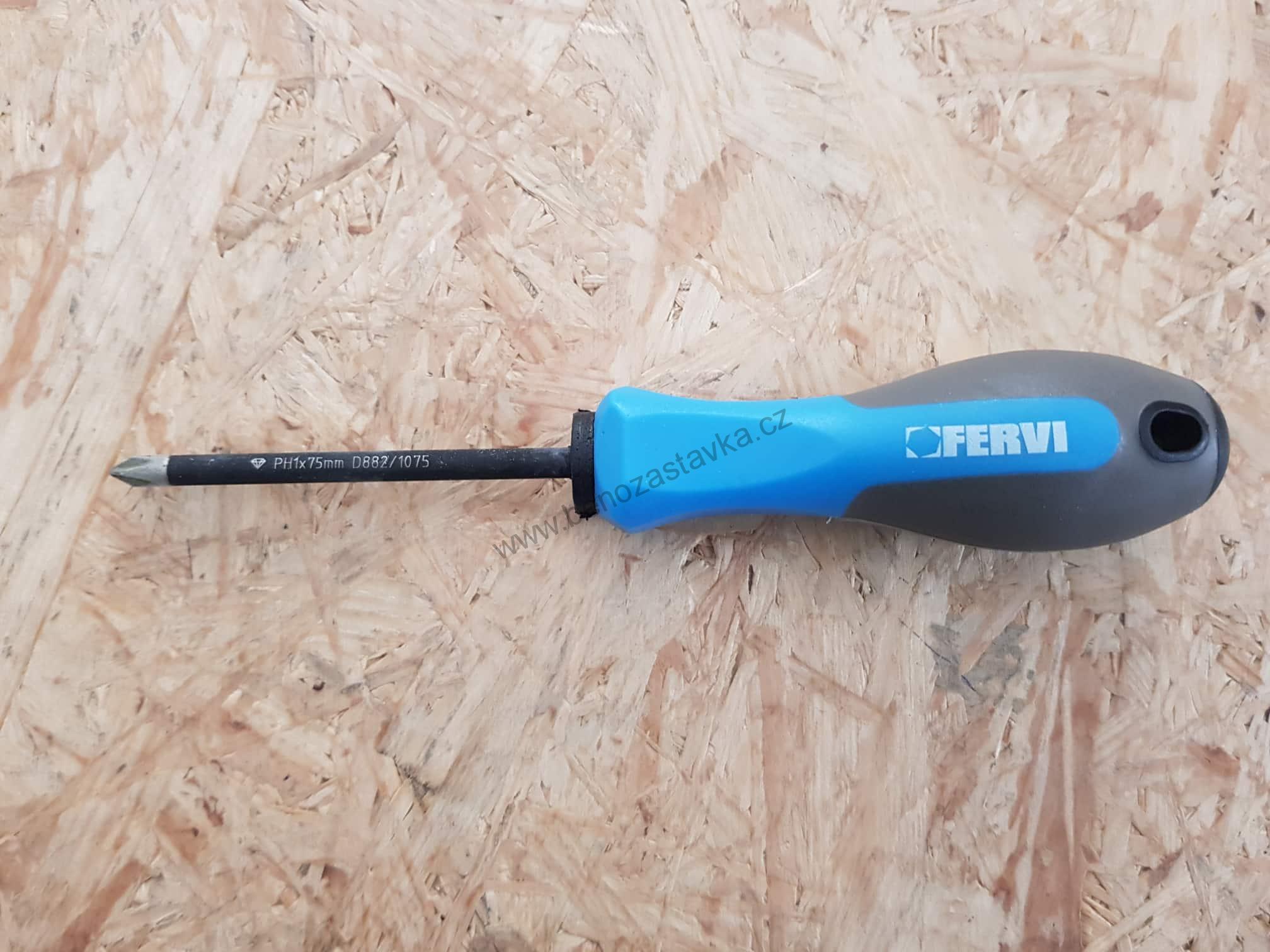 Sada šroubů s diamanotvým hrotem - 6 kusů - FERVI