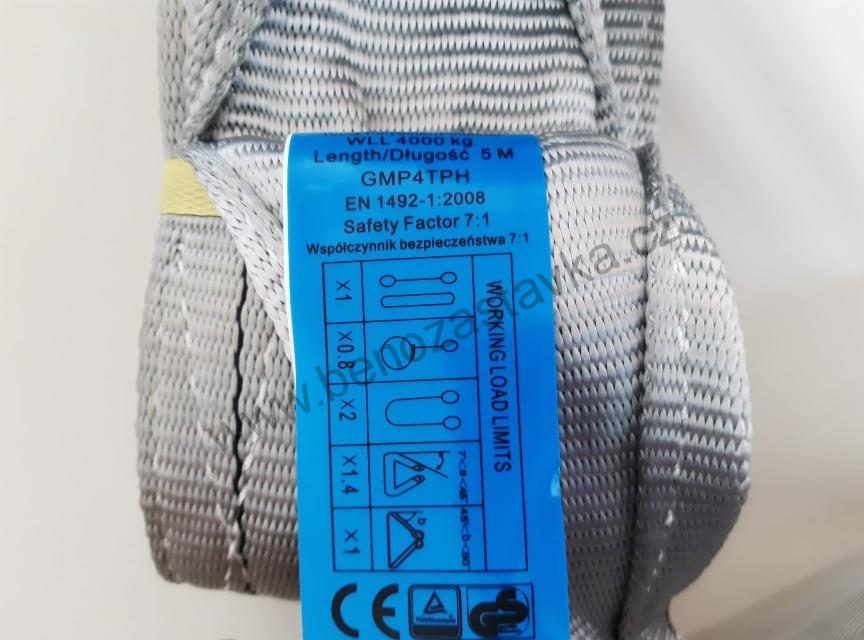 PÁS ZVEDACÍ - popruh - 4T/5M