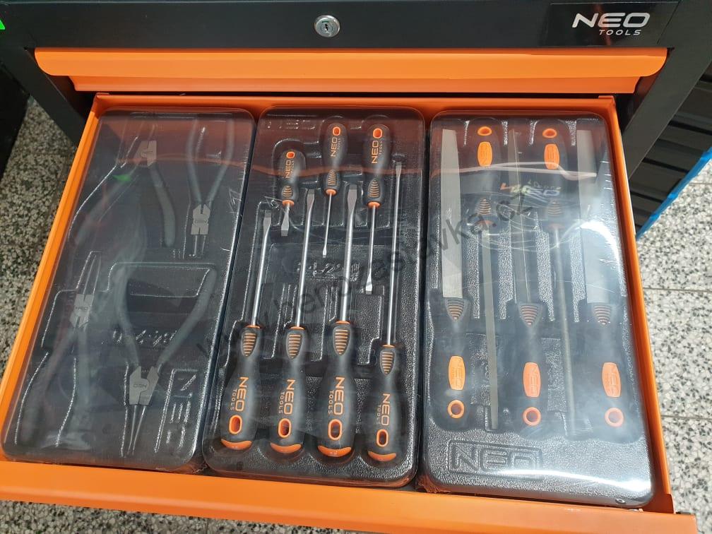 Dílenský vozík/vybavený/ + 9 modulů - NEOTOOLS