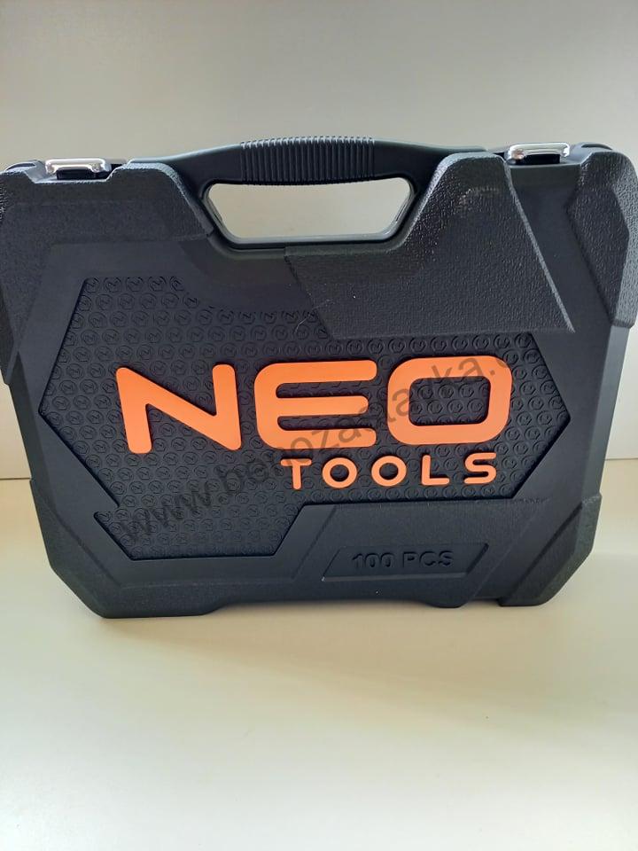 Sada Gola s nářadím 1/2", 1/4" 100 kusů - NEO TOOLS
