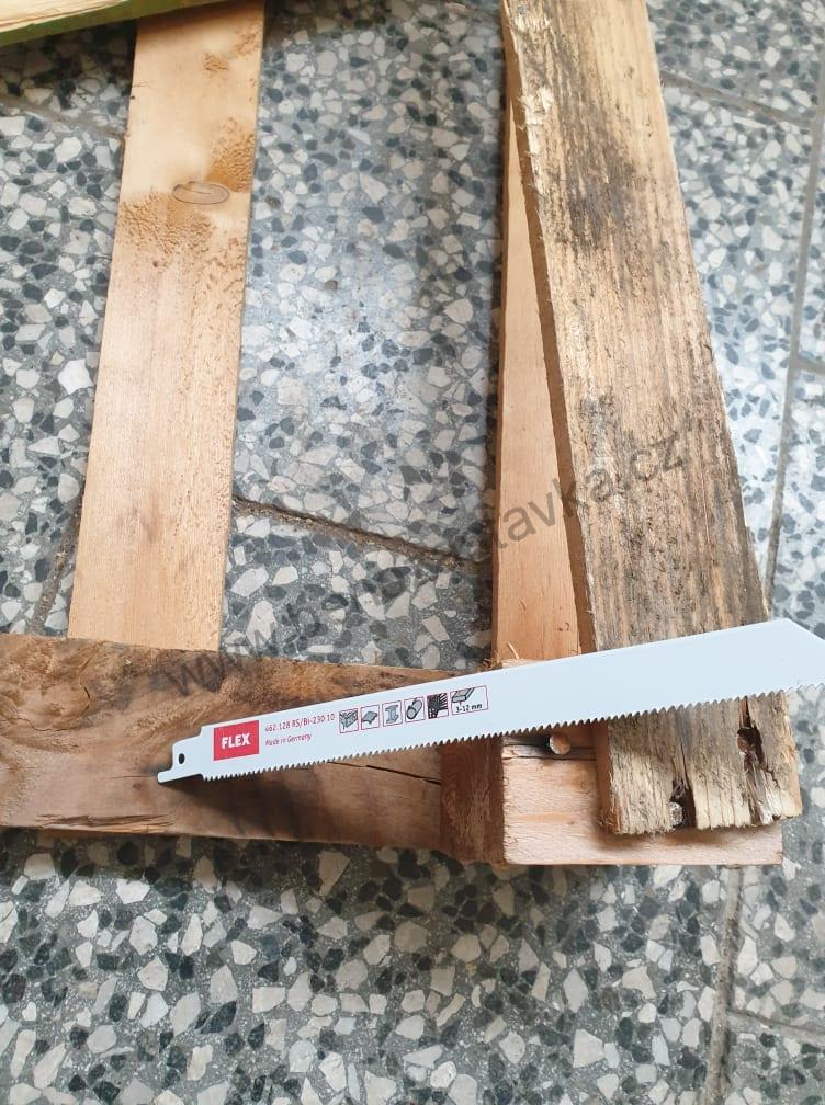 Plátek pro šavlové pily /KOV, DŘEVO, PLAST/ RS/Bi-230 10 VE5 - FLEX