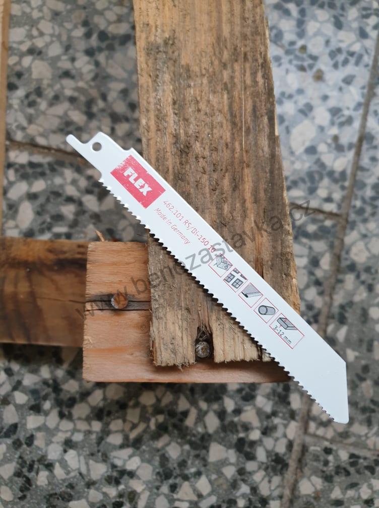 Plátek pro šavlové pily /KOV, DŘEVO, PLAST/ RS/Bi-150 10 VE5 - FLEX