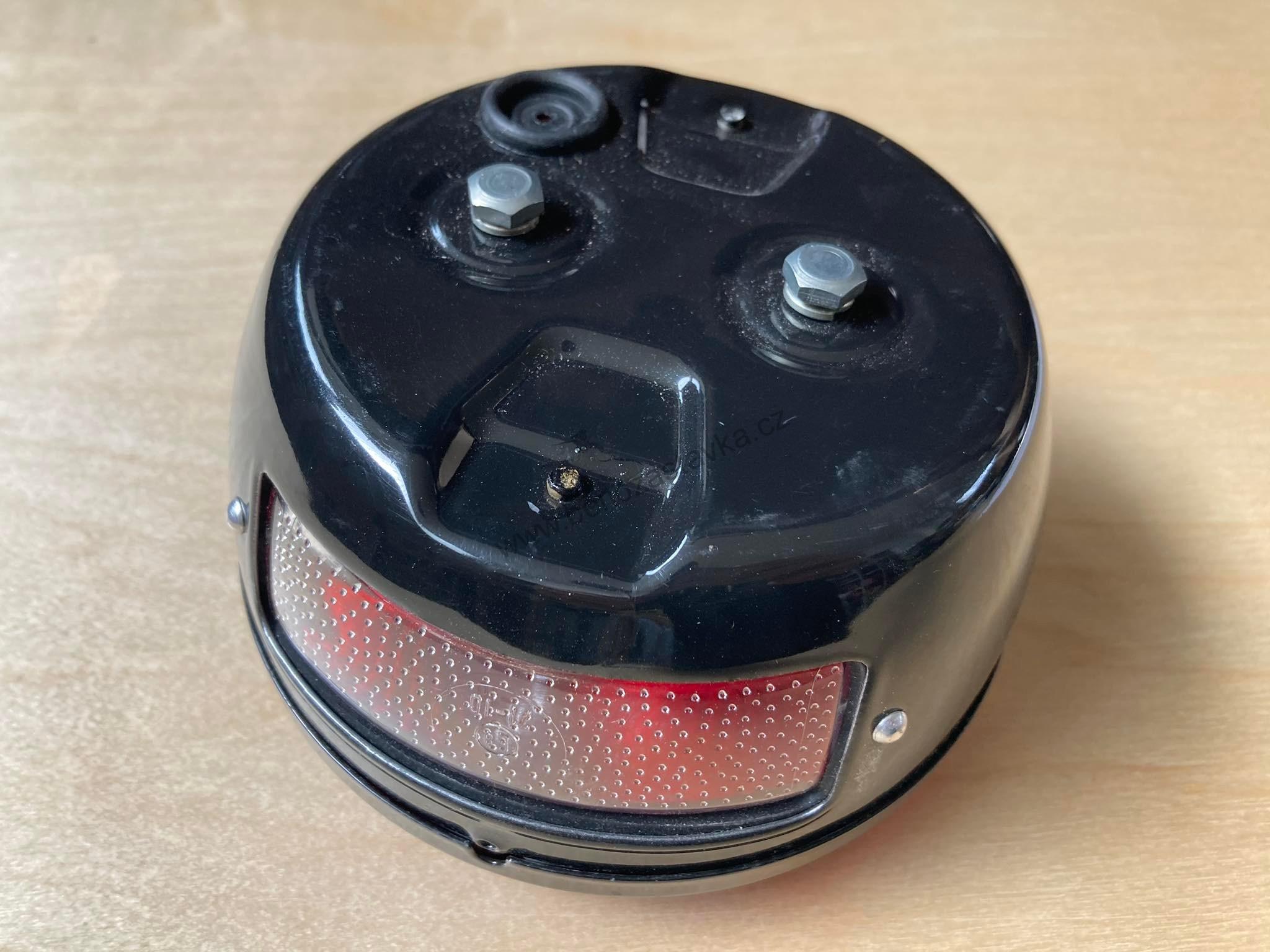 Zadní kulaté světlo kovové s osvětlením SPZ - Zetor Super 50, Zetor25