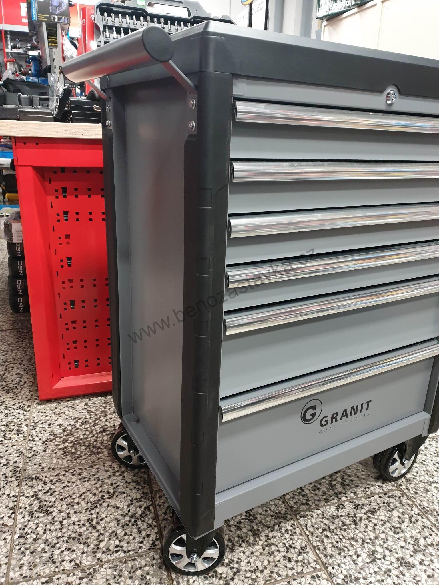 Profesionální dílenský vozík - 6 zásuvek - LIMITED EDITION GREY