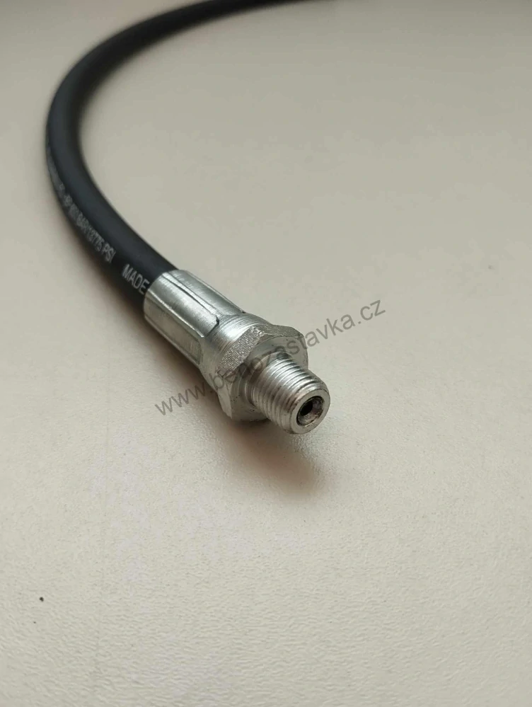 Vysokotlaká pryžová pancéřová hadice M10x1 - 500mm