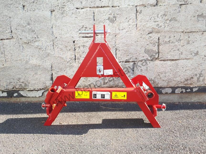 Přepravní vidlice balíků, tříbodové upevnění - sklopná s čepem - GRANIT 