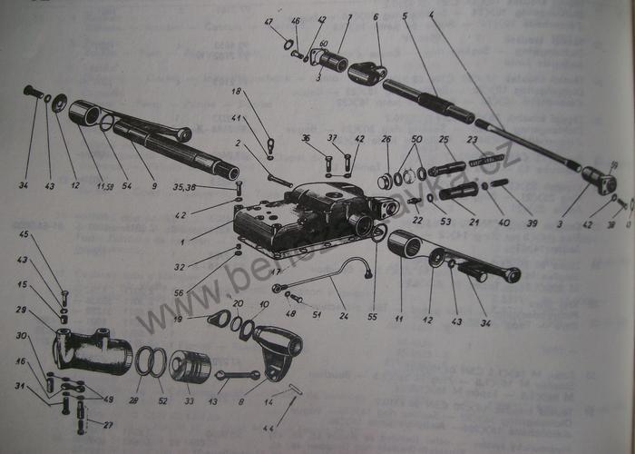 Manžeta pístu hydrauliky 70x80x5 - Zetor