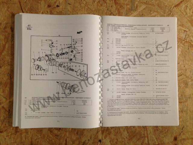 Katalog dílů Zetor 3320 3340 4320 4340 5320 5340 5340 H 6320 6340 7320 7340 T