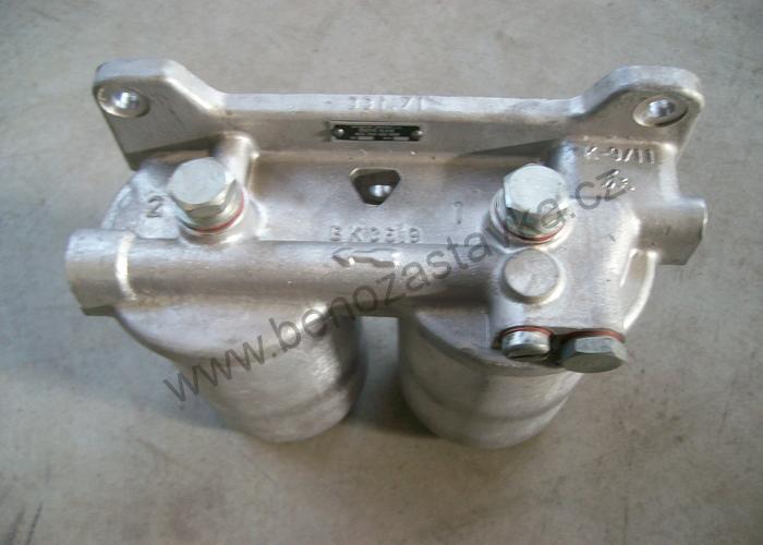 Dvoustupňový jednoduchý čistič oleje, kompletní sítka - Zetor URI