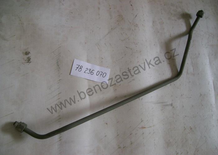 Trubka k červené spojovací hlavici - Zetor URIII