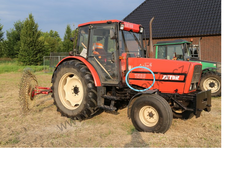 Nápis 7520 - Zetor URIII