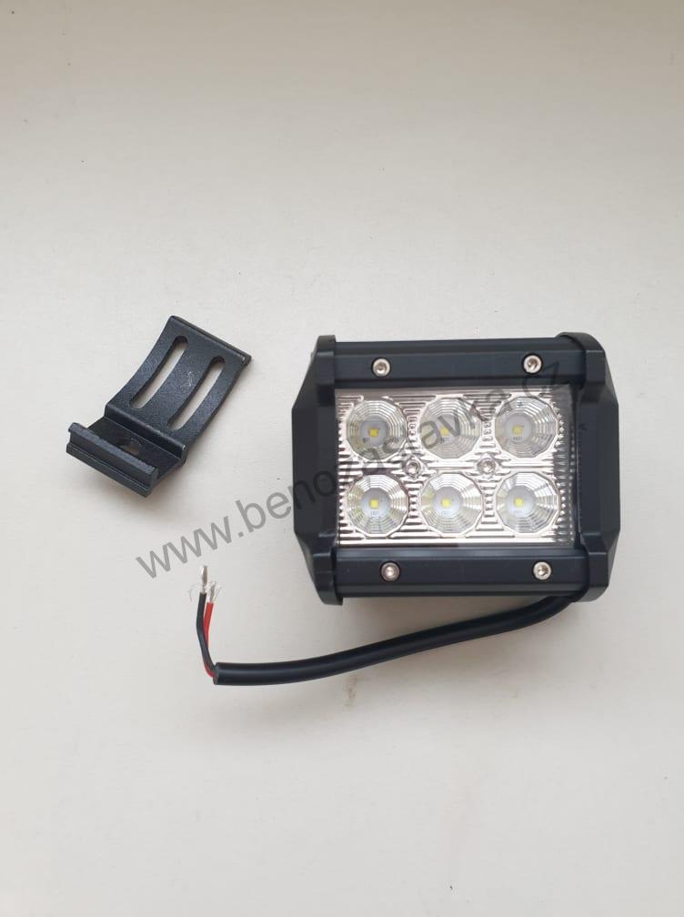 LED pracovní světlo, 6 žárovek 9-32V