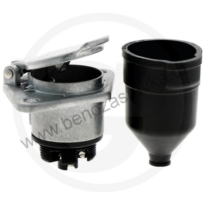 Zásuvka, 7-pólová 12/24V-16A - ISO 1185 (Typ N)