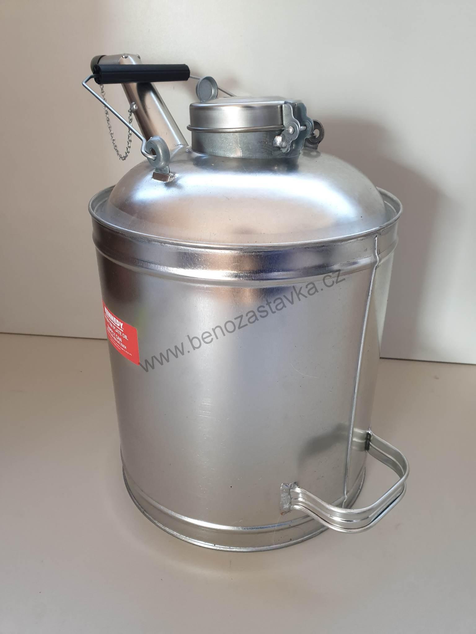 Konev na olej plechová 10l