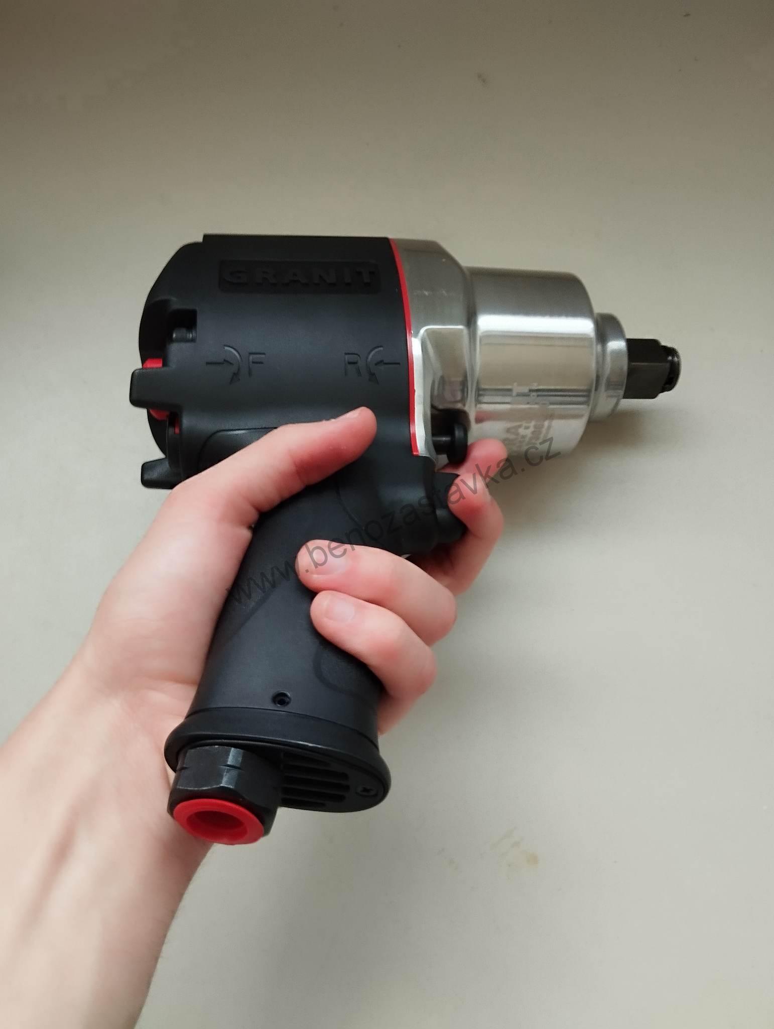 Pneumatický rázový utahovák 3/4" 1690Nm GRANIT BLACK EDITION