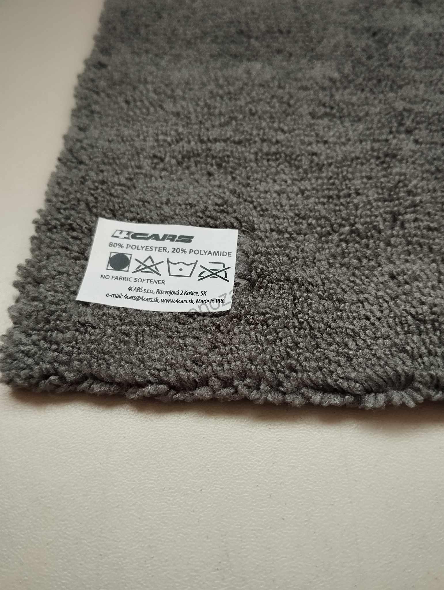 Bezešvá utěrka z mikrovlákna 35x30cm šedá