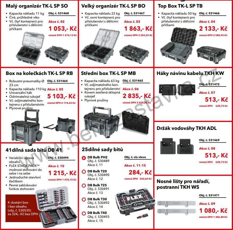 Sada transportních kufrů TK-L SP SET-1 STACK PACK Standard - FLEX