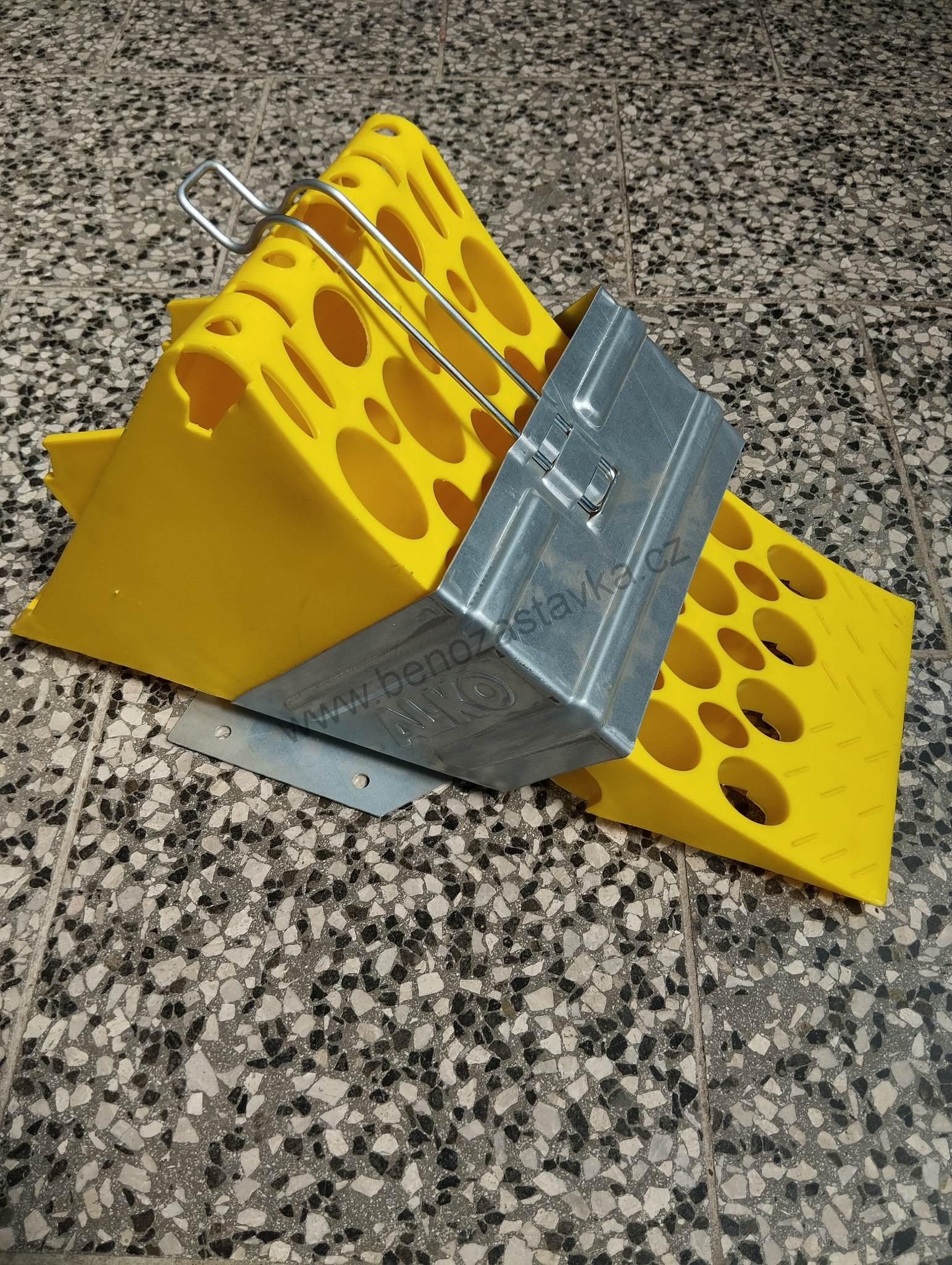 Patka - zajišťovací klín - 198x225x467mm