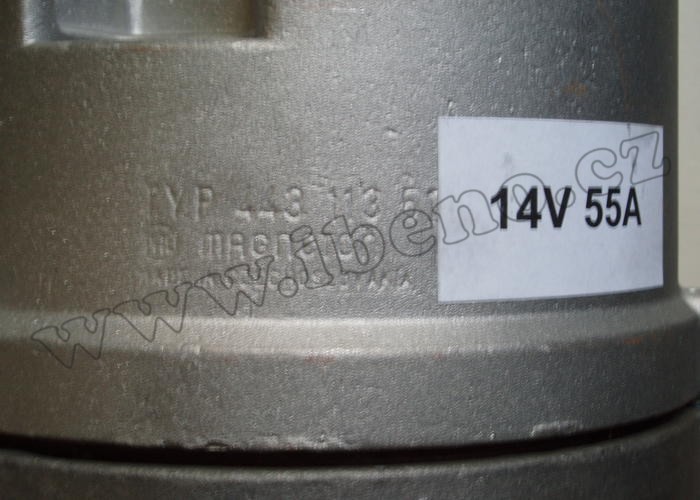 Alternátor 14V 55A bez relé - Zetor URI, URII
