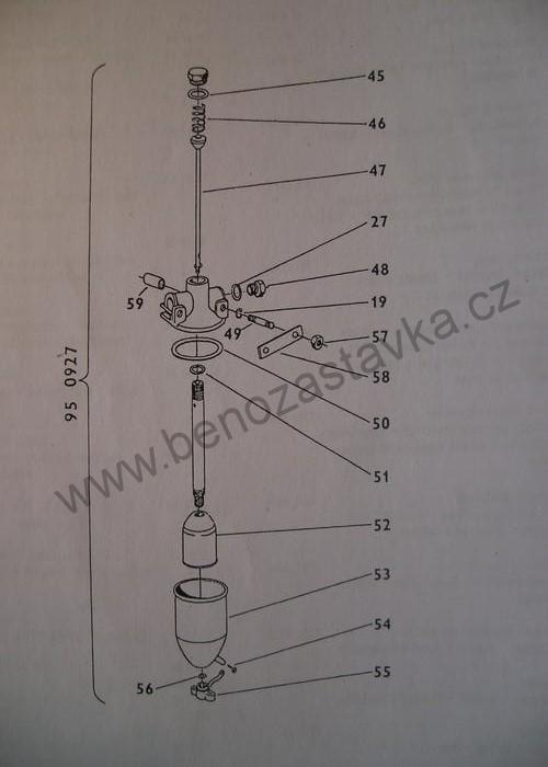 Uzávěr kompresoru - Zetor