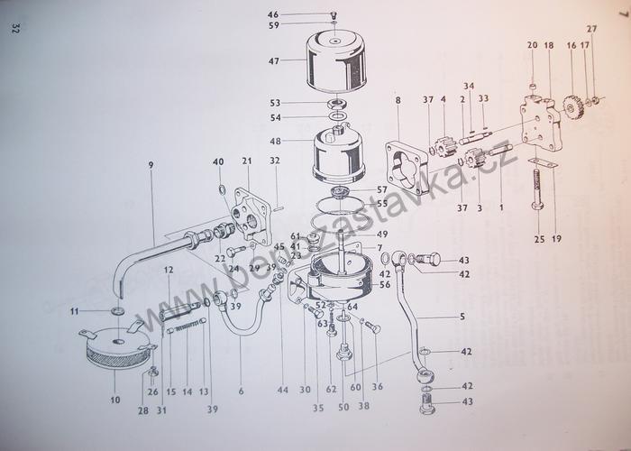 Šroub 30x1,5 mm - Zetor