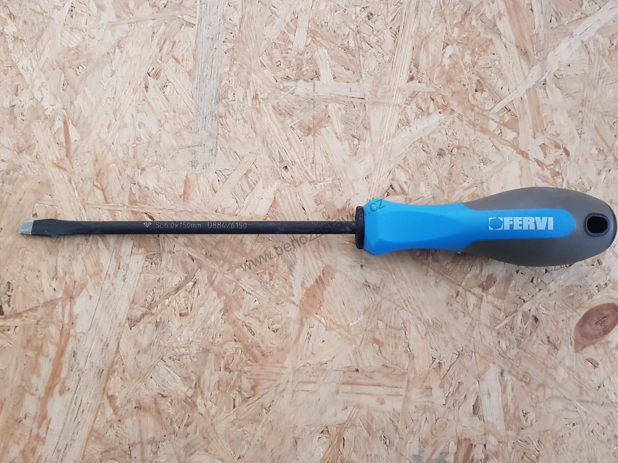 Sada šroubů s diamanotvým hrotem - 6 kusů - FERVI