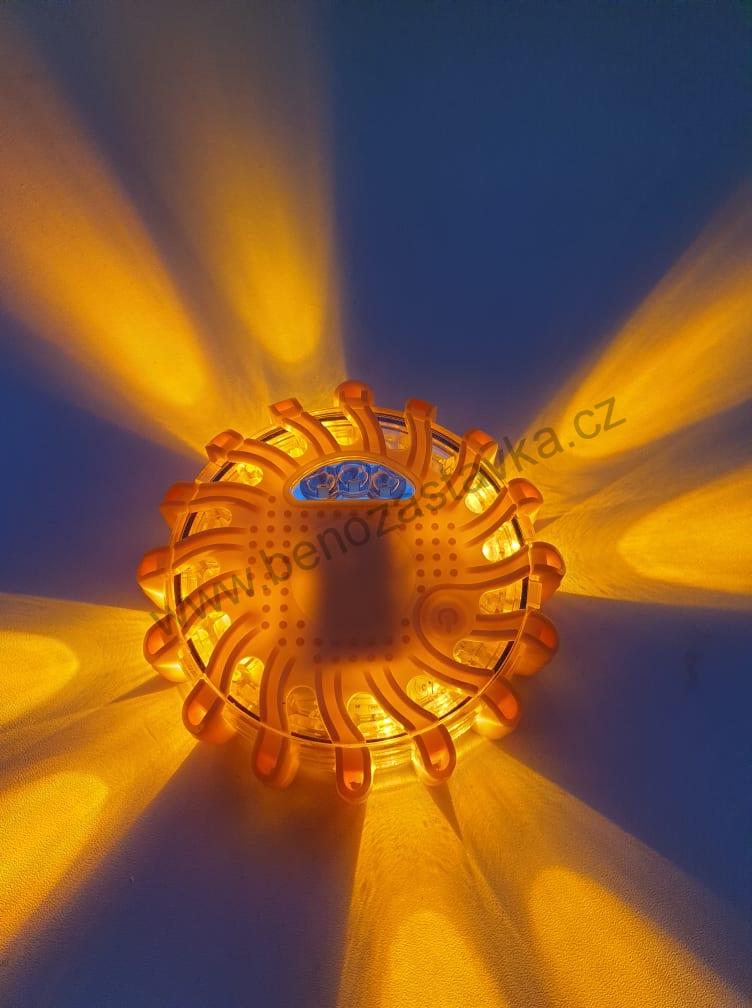 LED výstražné světlo - 9 volitelných režimů