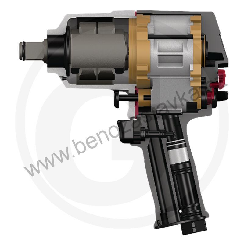 Pneumatický rázový utahovák 3/4" 1690Nm GRANIT BLACK EDITION