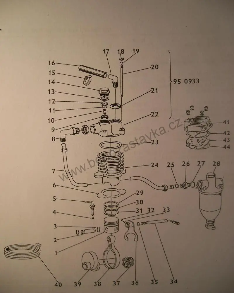 Pojistka přesouvací - Zetor