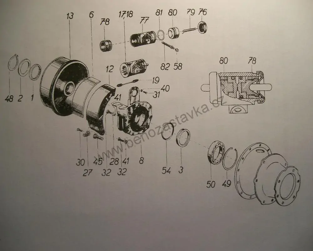 Pojistný plech - Zetor