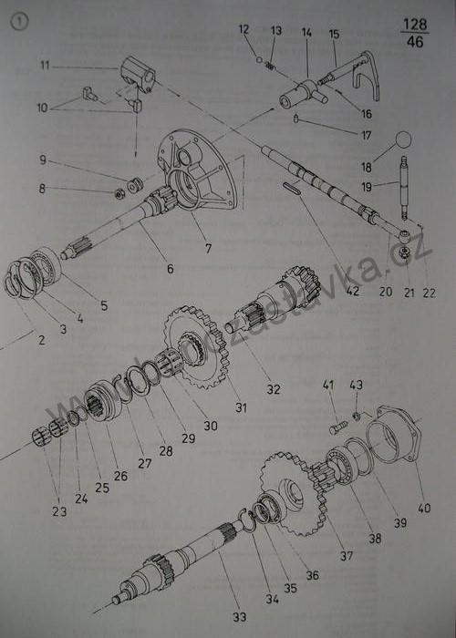 Spodní dvojkolo - Zetor URII