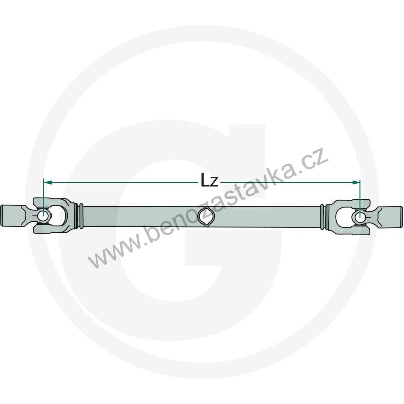 Kardan - kloubová hřídel Lz 1010 - F 24 BLUELINE 