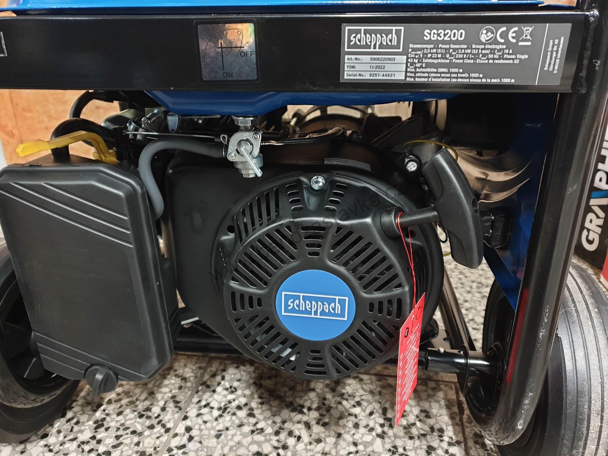 Elektrocentrála rámová SG 3200 2800W s regulací AVR