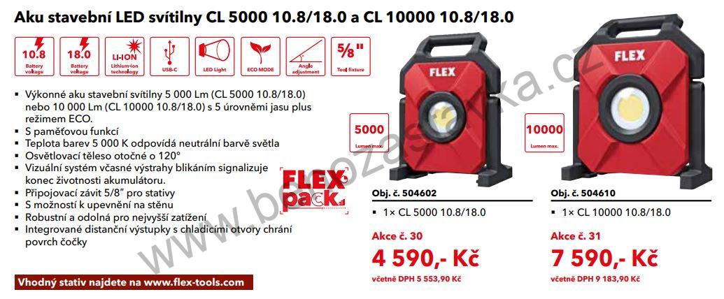 Aku svítilna CL 5000 10.8/18.0 FLEX
