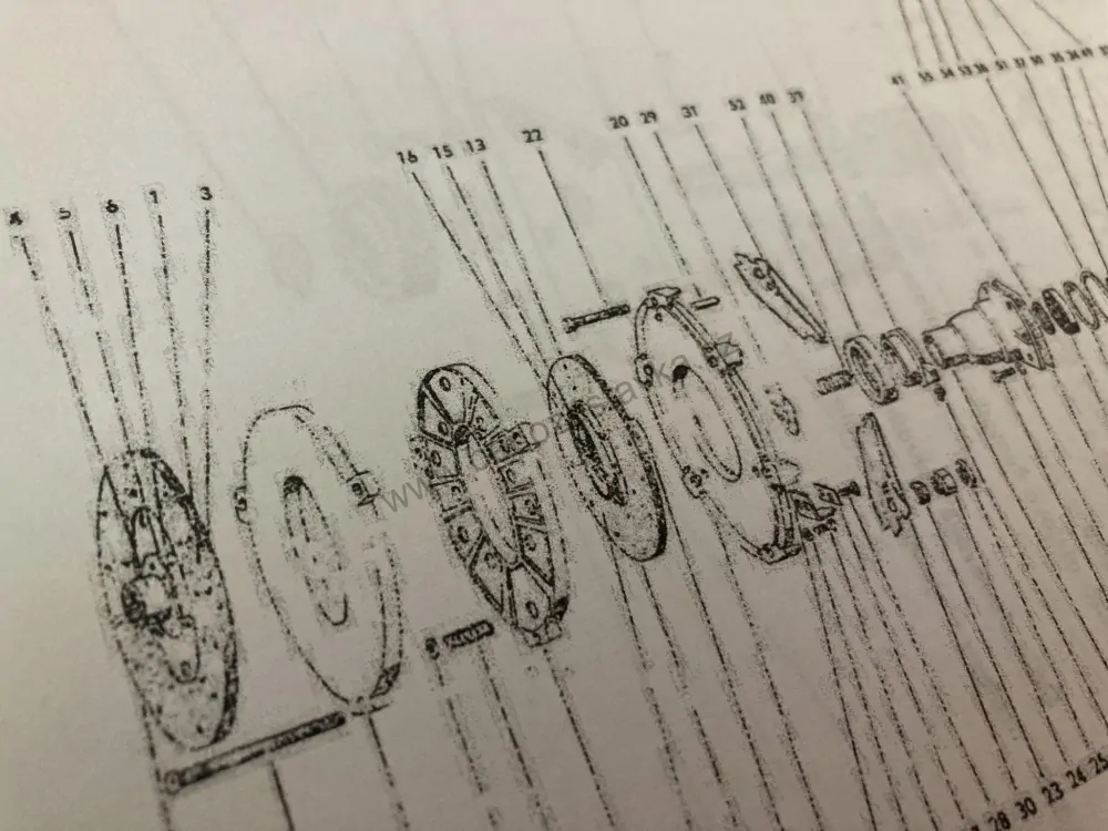 Lamela motorové spojky - Zetor Super 50