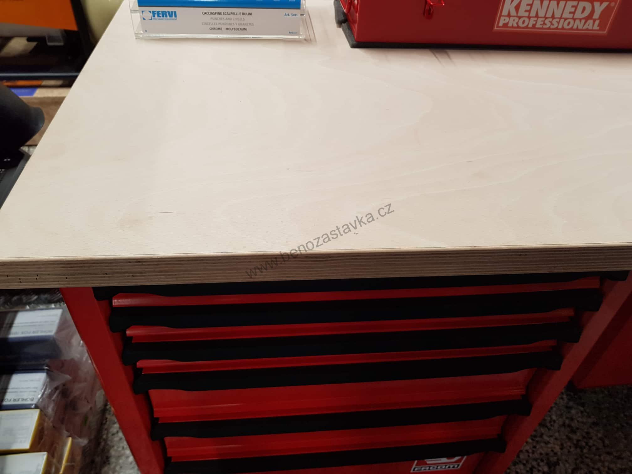 Dílenský stůl 569 x 421 mm s dřevěnou deskou - FACOM