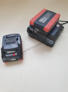 SET 2x aku baterie LiHD 4,0 Ah SE + 1x nabíječka ASC 55